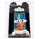 Sorcerer Mickey Pin - Walt Disney Imagineering WDI 4th of July Limited Edition