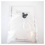 Mickey Sorcerer Hat Ring Keychain & Mickey Mouse Head Stud - Disneyland Paris