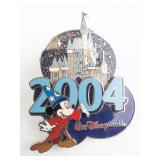 Disney Enamel Pin - Mickey Sorcerer 2004 Castle (BoxLunch Collection)