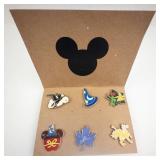 Disney-Inspired Enamel Pins - 6-Pin Set