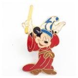 Disney Mickey Mouse Wizard Pin - Red Robe & Blue Hat