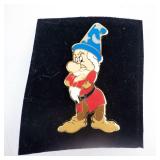 Dwarf Enamel Pin - Wizard Gnome with Blue Hat