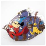 Disney Pin - Mickey Mouse Enamel with Banana Motif & Music Notes