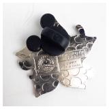 Disney Enamel Pin - Floral Rose & Yellow Bloom Design