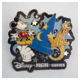 Sorcerer Mickey & Pluto Enamel Pin - Disney MGM Studios