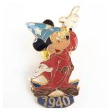 Mickey Mouse Sorcerer Pin - Disney Fantasia 1940