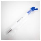 Novelty Ballpoint Pen - Blue Hand Clip & Thanks A Lot Text