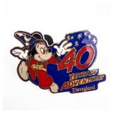Disney Pin - 40 Years of Adventure Disneyland
