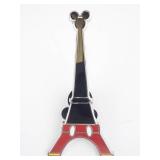 Eiffel Tower Enamel Tie Clip - Mickey Mouse Head