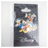Disney Enamel Pin Set - Mickey Mouse, Donald Duck & Goofy