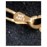 Gold Over Silver Necklace