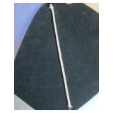 7" Sterling Silver 1/2 CT TW Diamond Tennis Bracelet