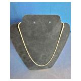 Tiara 14K Gold Over Sterling Silver 2.25mm 24" Rope Chain Necklace