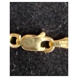 Tiara 14K Gold Over Sterling Silver 2.25mm 24" Rope Chain Necklace