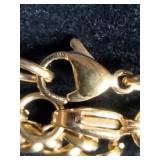 3 28" Goldtone Necklaces