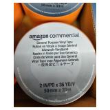 6  Rolls of Orange, Self-Adhering Tape.