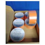 6  Rolls of Orange, Self-Adhering Tape.