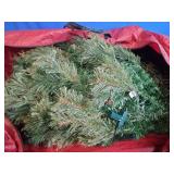 7 Foot Pre-Lit Christmas Tree in a Bag