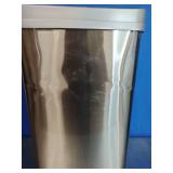 Nine Stars Automatic Kitchen Trash Can, 13 Gallon Stainless Steel, Motion Sensor Hands free Soft Close Lid Garbage Bin, Silver