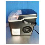 Hamilton Beach Countertop Ice Maker with Easy-Carry Handle.