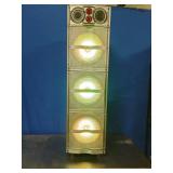 BeFree Sound portable party speaker with multiple subwoofers and reactive lights.