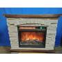 Lifesmart Large Square Infrared Faux Stone Fireplace