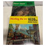 MM. 2x 1,000 Piece Puzzles