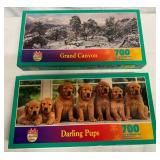 MM. 2x 1,000 Piece Puzzles