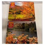 MM. 2x 1,000 Piece Puzzles