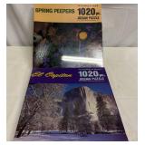 MM. 2x 1,000 Piece Puzzles