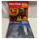 MM. 2x 1,000 Piece Puzzles