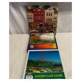 MM. 3x 550 Piece Puzzles