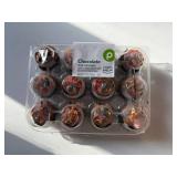 UP. 6x 12ct Frozen Chocolate Mini Cupcakes-Best By 12/23/2025