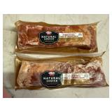 EE. 2x 1lb Hormel Natural Thick Cut Bacon