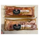 EE. 2x 1lb Hormel Natural Thick Cut Bacon
