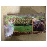 LOT OF 6 Riare Natural Coconut Chip Substrate for Reptiles- Compressed Coconut Husk