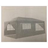 TANGKULA Outdoor Tent 10x20, White Party Wedding Tent Canopy with Removable Sidewalls, Portable Canopy Shelter Tent Pavilion for Market, Outside Tents for Events, Backyard