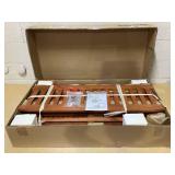 Costway 50-Gallon Brown Wood Deck Box