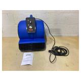 VEVOR Floor Blower, 1/2 HP, 2600 CFM Air Mover for Drying and Cooling, Portable Carpet Dryer Fan with 4 Blowing Angles and Time Function, for Janitorial, Home, Commercial, Industrail Use, ETL Listed