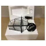 Livex Lighting 2285-04 Westover 2-Light Outdoor Hanging Lantern, Black, 15.00x9.00x9.00 (USED, Maybe Missing Hardware)