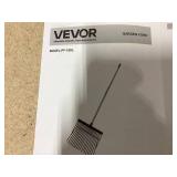 VEVOR Manure Fork, 18 Angled Tines, Horse Manure Rake with Long Fiberglass Handle, 61 in Durable Plastic Pitchfork Muck Rake Tool for Gardening Horse Stall Stable Grass Hay Cleaning Farm Work