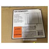Safety 1st Easy Install Walk Thru Baby Gate for Doorway With Door, Dog Gates, Fits 29"-38", Easy Install 28" Tall, White