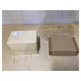 LOT OF 2 Kitchen HQ Rectangular Microwave Grill & Kitchen HQ 2-pack Microwave Egg Cookers (COLOR MAY VARY)