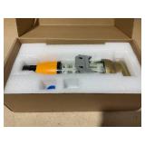iSpring WSP50B Reusable Whole House Spin Down Sediment Water Filter, Fast Flow with Built-in Housing Scraper and Brass Top Clear Housing, 50 Micron
