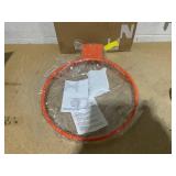 Costway SP38332OR 18 in. Heavy Duty Wall Mounted Basketball Rim Goal Replacement - Orange