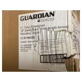 Medline Guardian K1 Wheelchairs , 18 Inch Seat Width, Elevating Leg, Vinyl, 8 Inch Caster, 36 Inch Height, Desk Length, 1 Count, #K1186V22E