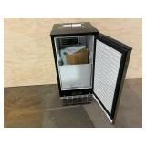 Costway 80Lbs/24H Commercial External Lab Ice Maker Free-Standing Under Counter Ice Machine with LED Light and 24H Timer