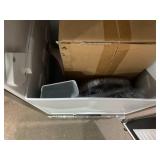 Costway 80Lbs/24H Commercial External Lab Ice Maker Free-Standing Under Counter Ice Machine with LED Light and 24H Timer