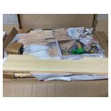 Costway 78 Pieces Activity Railway Playset for Kids Aged 3+ (Bridge Is Damaged)