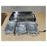 Costway Electric Buffet Server Food Warmer with 3 Removable Trays (Minor Transit Damage)